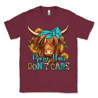 Burgundy barn hair don't care long haired cow Classic Tee - Jasminsmagicworld