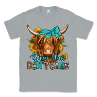 Heather Grey barn hair don't care long haired cow Classic Tee - Jasminsmagicworld