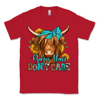 Red barn hair don't care long haired cow Classic Tee - Jasminsmagicworld