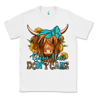 White barn hair don't care long haired cow Classic Tee - Jasminsmagicworld