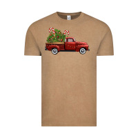 Vintage Coffee christmas trees truck Vintage Tee - FaDigitalArtStudio