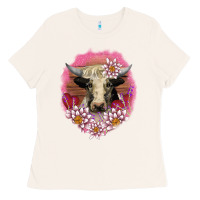 Bone v.d lotus and cow Ladies Tee - AdoDesignShop