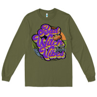 Army Green bad witch vibes Long Sleeve Tee - JahusDesignShop