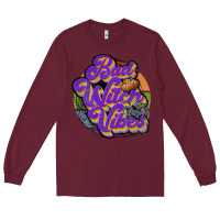 Burgundy bad witch vibes Long Sleeve Tee - JahusDesignShop