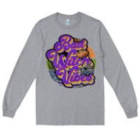 Heather Grey bad witch vibes Long Sleeve Tee - JahusDesignShop