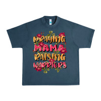 Midnight Navy praying mama raising warriors Urban Heavy Tee - JahusDesignShop