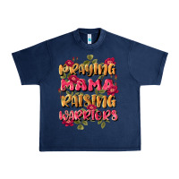 Navy praying mama raising warriors Urban Heavy Tee - JahusDesignShop