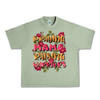 Oil Green praying mama raising warriors Urban Heavy Tee - JahusDesignShop