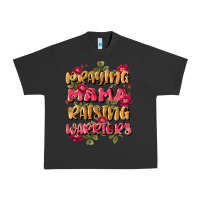 Pigment Black praying mama raising warriors Urban Heavy Tee - JahusDesignShop