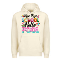 Sandshell bye bye school hello pool Premium Hoodie - BarkalooDesign