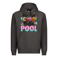 Smoke bye bye school hello pool Premium Hoodie - BarkalooDesign