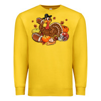 Lemon football turkey thanksgiving Premium Sweatshirt - MaliasSmallBusiness