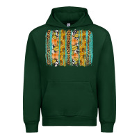 Foreset Green Fall sunflower brushstrokes Urban Hoodie - NancyCooperArtShop