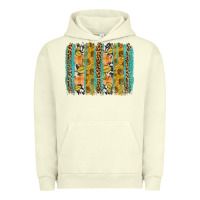 Pigment Pistachio Fall sunflower brushstrokes Urban Hoodie - NancyCooperArtShop