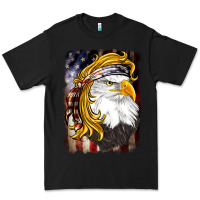 Black american mullet   eagle Premium Tee - BarkalooDesign