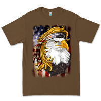 Cacao american mullet   eagle Premium Tee - BarkalooDesign