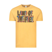 Vintage Mustard land of the free Vintage Tee - RacoonDesign