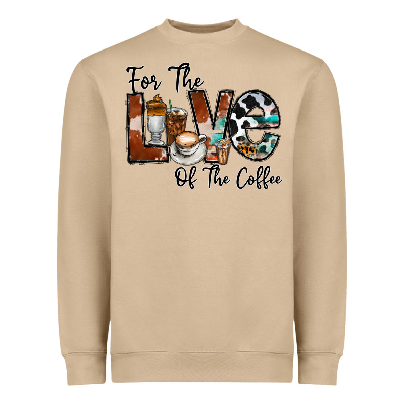 For The Love Of The Coffe Heavyweight Sweatshirt by CowhideDigitalArt | Teevron
