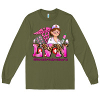Army Green lvn licensed vocational nurse Long Sleeve Tee - AdoDesignShop