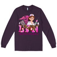 Plum lvn licensed vocational nurse Long Sleeve Tee - AdoDesignShop