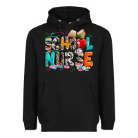 Black school nurse Heavyweight Hoodie - NancyCooperArtShop