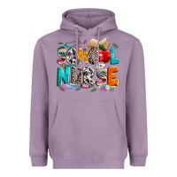 Lavender school nurse Heavyweight Hoodie - NancyCooperArtShop
