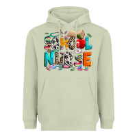 Matcha school nurse Heavyweight Hoodie - NancyCooperArtShop