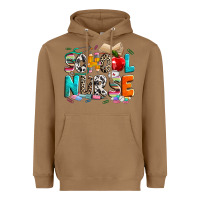 Toasted Coconut school nurse Heavyweight Hoodie - NancyCooperArtShop
