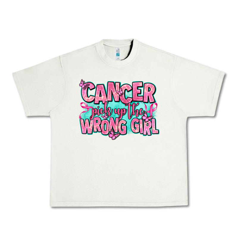 Cancer Pick Up The Wrong Girl Urban Heavy Tee by AdoDesignShop | Teevron