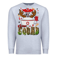 Heather Grey nurse squad Premium Sweatshirt - MaliasSmallBusiness