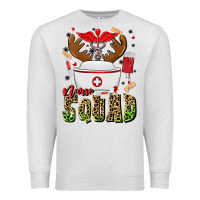 Oatmeal Heather nurse squad Premium Sweatshirt - MaliasSmallBusiness