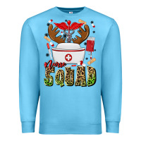 Ocean Blue nurse squad Premium Sweatshirt - MaliasSmallBusiness