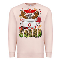 Pale Pink nurse squad Premium Sweatshirt - MaliasSmallBusiness