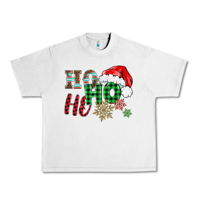 Ho Ho Ho Christmas Urban Heavy Tee by BarkalooDesign | Teevron