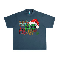 Midnight Navy ho ho ho christmas Urban Heavy Tee - BarkalooDesign