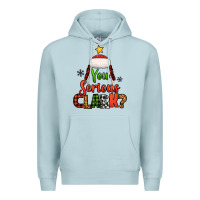 Blue Mist you serious clark christmas tree Premium Hoodie - Jasminsmagicworld