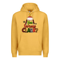 Mustard you serious clark christmas tree Premium Hoodie - Jasminsmagicworld