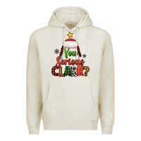 Oatmeal Heather you serious clark christmas tree Premium Hoodie - Jasminsmagicworld