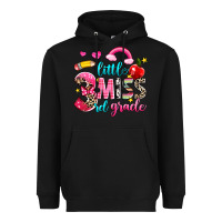 Black little miss third grade Heavyweight Hoodie - NancyCooperArtShop