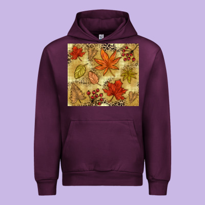Fall Leaves Urban Hoodie Designed By Nancycooperartshop