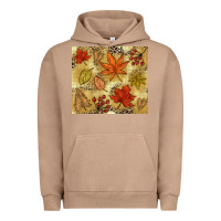 Pigment Burro Fall leaves Urban Hoodie - NancyCooperArtShop