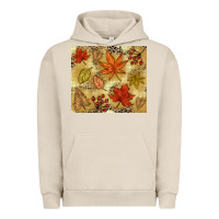 Pigment French Oak Fall leaves Urban Hoodie - NancyCooperArtShop