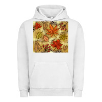 Pigment Lunar Rock Fall leaves Urban Hoodie - NancyCooperArtShop