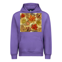 Tulip Fall leaves Urban Hoodie - NancyCooperArtShop