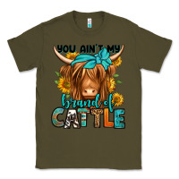 Army Green you ain't my brand of cattle longhaired cow Classic Tee - Jasminsmagicworld