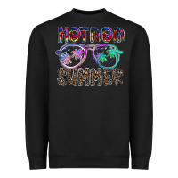 Black hot mom summer Heavyweight Sweatshirt - CowhideDigitalArt
