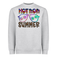 Heather Grey hot mom summer Heavyweight Sweatshirt - CowhideDigitalArt