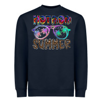 Navy hot mom summer Heavyweight Sweatshirt - CowhideDigitalArt