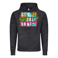 Vintage Black sun salt sand summer Vintage Hoodie - Zillion Design Studio