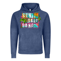 Vintage Denim sun salt sand summer Vintage Hoodie - Zillion Design Studio